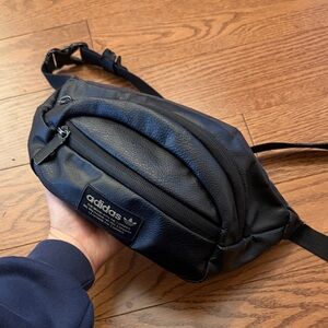 Vintage Adidas Leather Bag